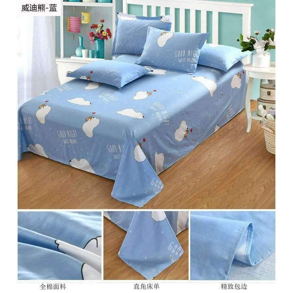 Planet Gates 100% Cotton Cartoon  man textiles 4pcs bedding sets