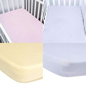 Planet Gates 100% Cotton Crib Fitted Sheet Soft Baby Bed Mattress Cover Protector Cartoon Newborn Bedding For Cot Size 130*70cm