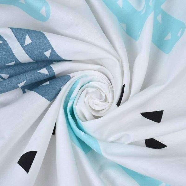 Planet Gates 100% Cotton Crib Fitted Sheet Soft Baby Bed Mattress Cover Protector Cartoon Newborn Bedding For Cot Size 130*70cm