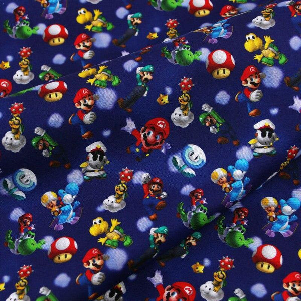 Planet Gates 100% Cotton Fabric Tissues For DIY Patchwork Baby Cloth Bedding Set Material Cartoon Characters Sewing Handbag Dolls Clothing