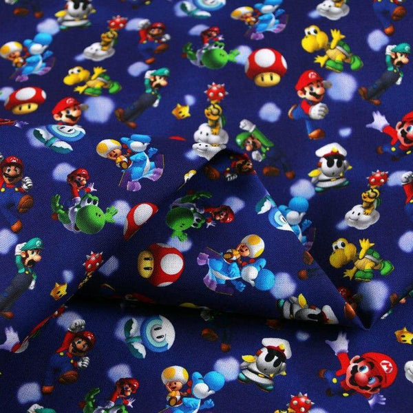 Planet Gates 100% Cotton Fabric Tissues For DIY Patchwork Baby Cloth Bedding Set Material Cartoon Characters Sewing Handbag Dolls Clothing
