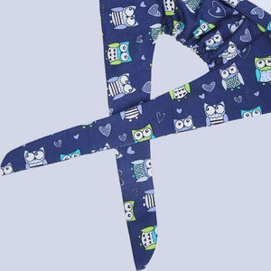 Planet Gates 100% Cotton Medical Scrubs Cap Owl Print Nurse Doctor Caps Women Men Work Hat Hospital Operating Beauty Spa Hat