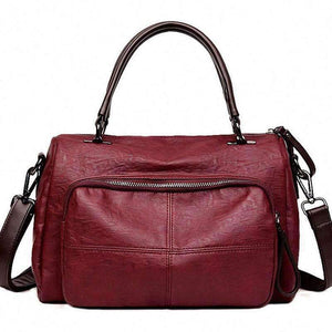 Planet Gates 100% Genuine Leather Handbag High Quality Cow Leather Handbags Fashion Office Lady Retro Office Women Handbag Vintage A180