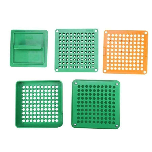 Planet Gates 100 Holes Capsule Powder Maker 00# pharmaceutical Filler Plate Manual Filling Capsules Machine Tool Green
