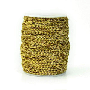 Planet Gates 100 Meters/Roll 1.5mm Gold Silver Artificial Pearl Beads Chain Wedding Party Accessories Christmas Tree Home Hanging Decoration