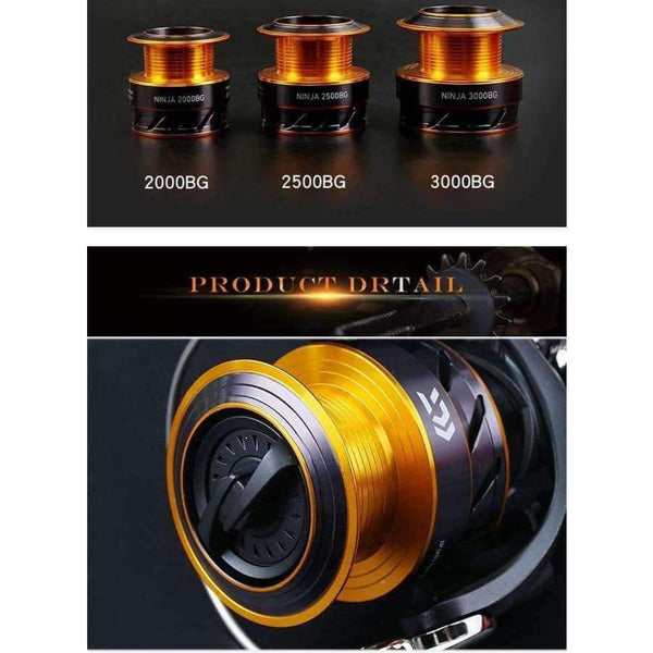 Planet Gates 100% Original Daiwa NINJA 2000 2500 3000 BG Spinning Fishing Reel
