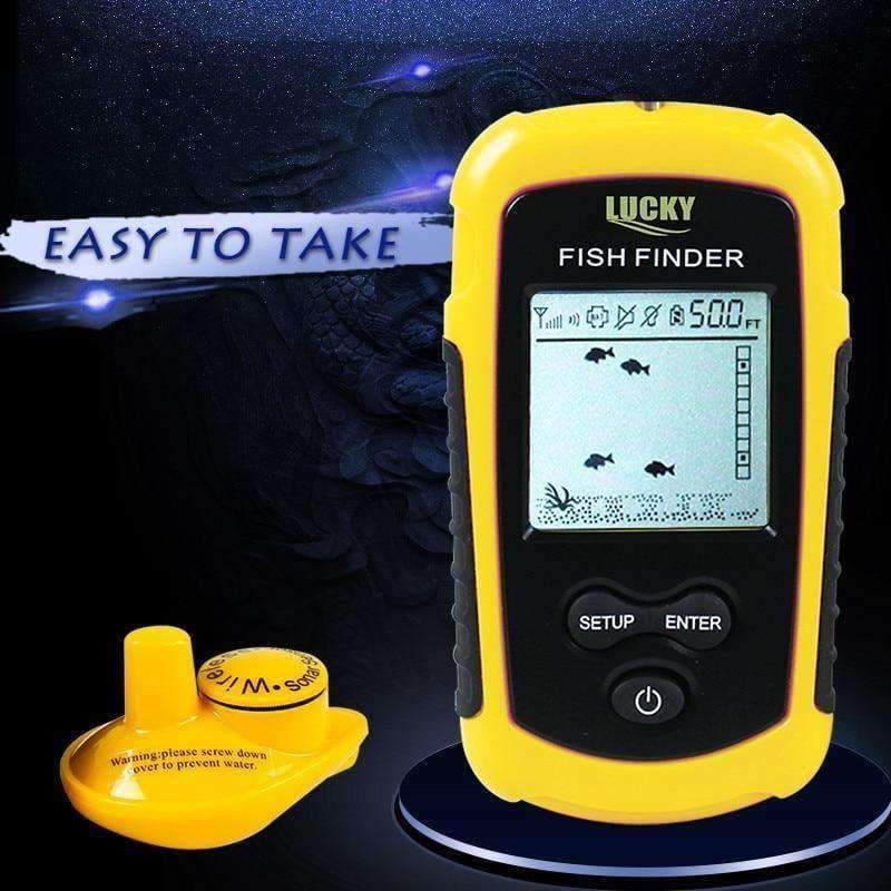 Planet Gates 100% Original Lucky FFW1108-1 Wireless Fish Finder Sonar Fishfinder 40m Depth Range Ocean Lake Sea Fishing