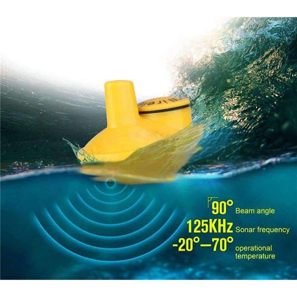 Planet Gates 100% originální Lucky FFW1108-1 bezdrátový sonar s rybářským náčiním, dosah 40 m, hloubka pro oceán, jezero, mořský rybolov