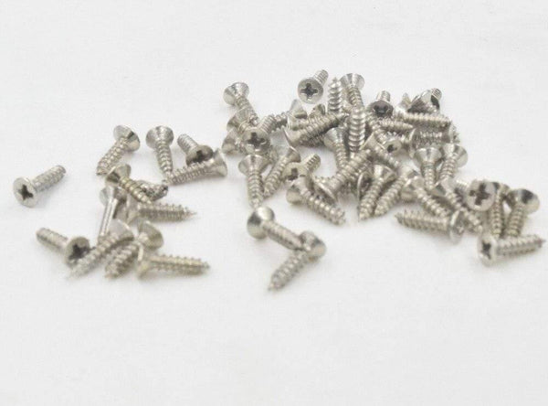 100 PCS 2 * 5mm 2 * 6mm 2 * 8mm 2 * 10mm Flat Small Screw Carpenter Screw Hardware Accessory Box Wooden Furniture