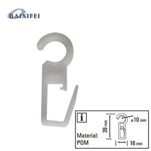 Planet Gates 100 Pcs Pleating hooks 10mm,Curtain Accessories
