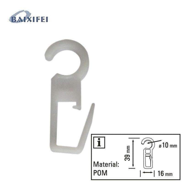 Planet Gates 100 Pcs Pleating hooks 10mm,Curtain Accessories