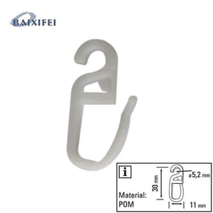 Planet Gates 100 Pcs Pleating hooks 5.2mm,Curtain Accessories