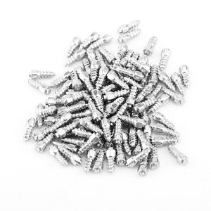 Planet Gates 100 Pcs Stud Screw 12mm Auto Car SUV ATV Anti-Slip Screw Stud Wheel Tyre Snow Tire Spikes Trim Winter Roadway Safety Tire Chains