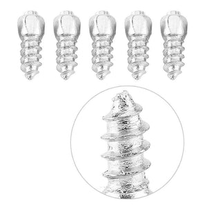 Planet Gates 100 Pcs Stud Screw 12mm Auto Car SUV ATV Anti-Slip Screw Stud Wheel Tyre Snow Tire Spikes Trim Winter Roadway Safety Tire Chains