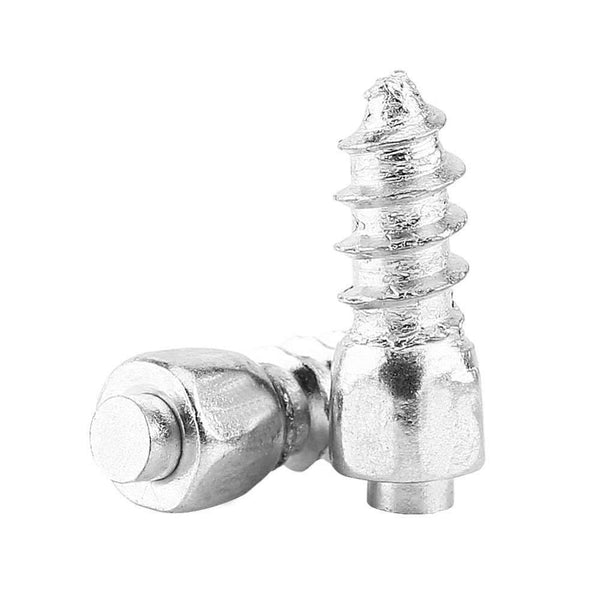 Planet Gates 100 Pcs Stud Screw 12mm Auto Car SUV ATV Anti-Slip Screw Stud Wheel Tyre Snow Tire Spikes Trim Winter Roadway Safety Tire Chains