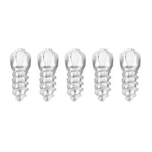 Planet Gates 100 Pcs Stud Screw 12mm Auto Car SUV ATV Anti-Slip Screw Stud Wheel Tyre Snow Tire Spikes Trim Winter Roadway Safety Tire Chains