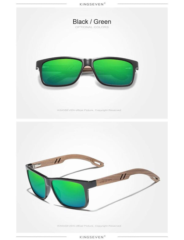 Planet Gates 100% Polarized Vintage Men Wooden Sunglasses Wood UV400 Protection Fashion Square Sun glasses Women  Gafas De sol