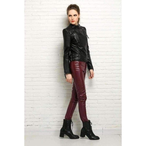 Planet Gates 100% Real Sheepskin Coat Female Genuine Leather Jacket Short Slim Jackets For Women Outerwear jaqueta de couro WYQ793