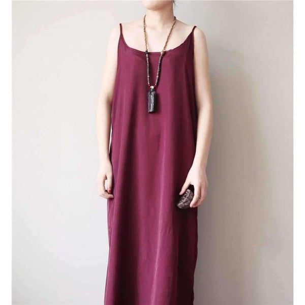 Planet Gates 100% REAL SILK Full slips Healthy Under dress Anti emptied Intimates 2017 New Everyday slip dress Nude Black White