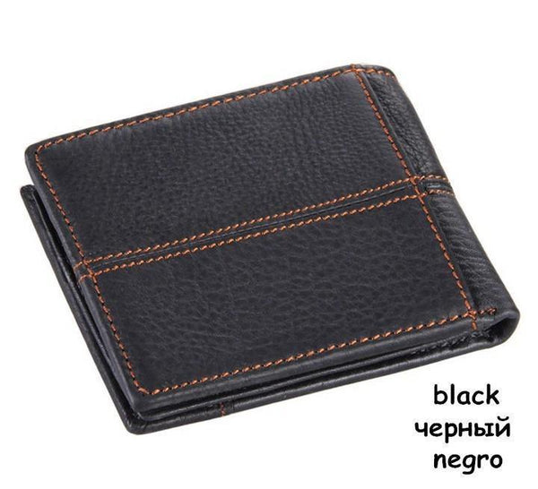 Planet Gates 100% top quality cow genuine leather men wallets fashion splice purse dollar price carteira masculina original brand