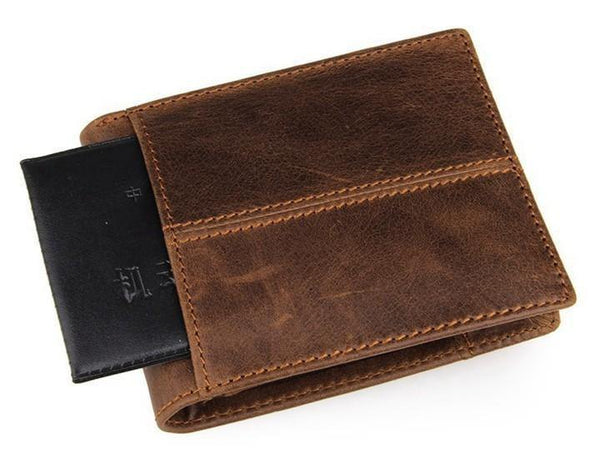 Planet Gates 100% top quality cow genuine leather men wallets fashion splice purse dollar price carteira masculina original brand