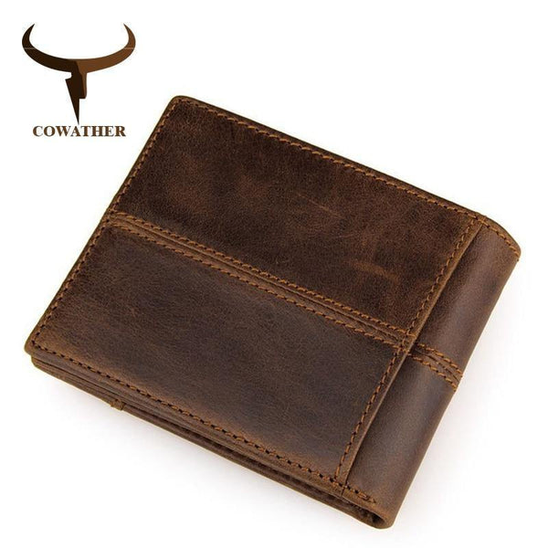 Planet Gates 100% top quality cow genuine leather men wallets fashion splice purse dollar price carteira masculina original brand