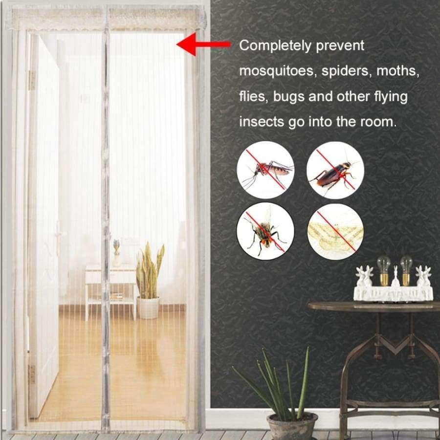 Planet Gates 100 x 210cm Summer Anti Mosquito Window Screens Magnetic Curtains Automatic Closing Door Window Tulle Curtains in Various Sizes Dropshipping