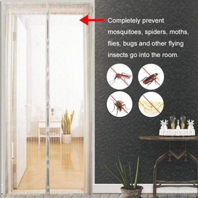 Planet Gates 100 x 210cm Summer Anti Mosquito Window Screens Magnetic Curtains Automatic Closing Door Window Tulle Curtains in Various Sizes Dropshipping