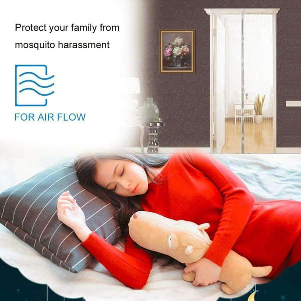 Planet Gates 100 x 210cm Summer Anti Mosquito Window Screens Magnetic Curtains Automatic Closing Door Window Tulle Curtains in Various Sizes Dropshipping