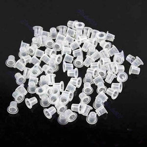 Planet Gates 1000 Pcs  Small Size 8mm Plastic Tattoo Ink Cap Cup Supply Tattoo Accessories accessoire de tatoo supplies Tools