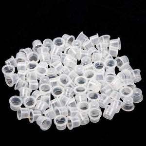 Planet Gates 1000 Pcs  Small Size 8mm Plastic Tattoo Ink Cap Cup Supply Tattoo Accessories accessoire de tatoo supplies Tools