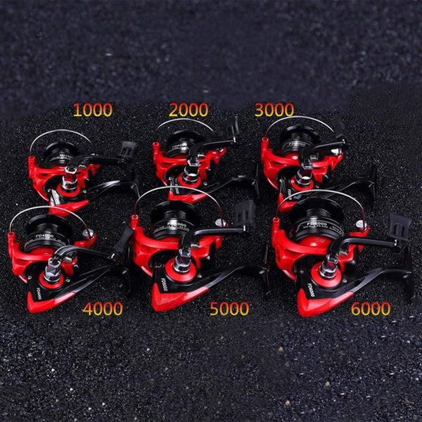 Planet Gates 1000 Series Spinning Fishing Reel -12+1BB Bearing Balls 1000-6000 Series Metal Coil Spinning Reel Boat Rock Fishing Wheel
