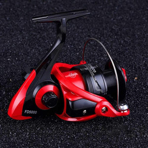 Planet Gates 1000 Series Spinning Fishing Reel -12+1BB Bearing Balls 1000-6000 Series Metal Coil Spinning Reel Boat Rock Fishing Wheel