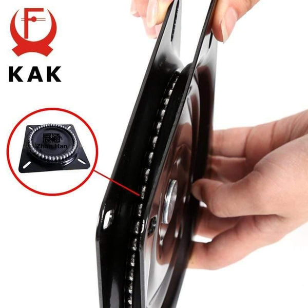 Planet Gates 100001025 Swivel Chair Plate Fishing Marine Seat Swivel Plate 360 Degree Furniture Rotary Full Solid Steel Ball Bearing Rotating