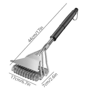 Planet Gates 100001789 1 Grill Brush And Scraper,BBQ Cleaner Perfect Tools For All Grill Types Including Weber Ideal Barbecue Gadgets Accessories Brushes
