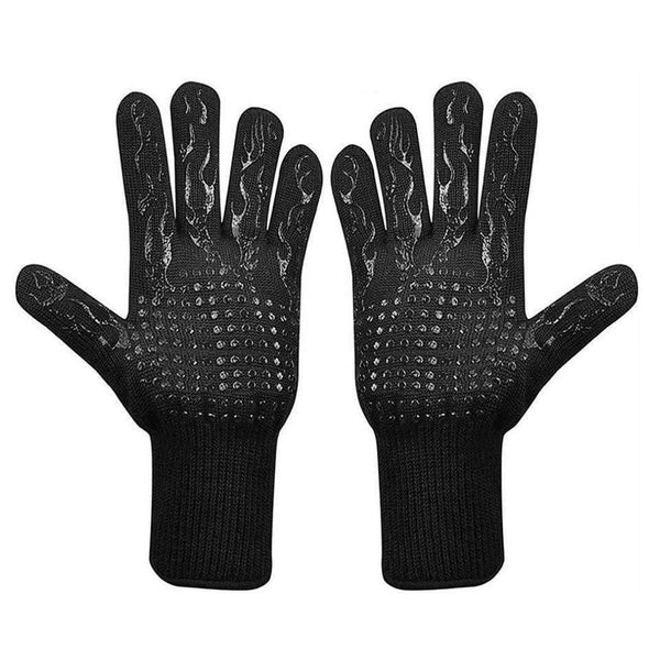 Planet Gates 100001798 1Pair 2hand Bakewere Oven Mitts Gloves BBQ Silicon Glove High Temperature Anti-Scalding 500 Degree Insulation Barbecue Microwave