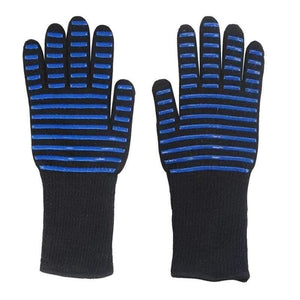 Planet Gates 100001798 H 1Pair 2hand Bakewere Oven Mitts Gloves BBQ Silicon Glove High Temperature Anti-Scalding 500 Degree Insulation Barbecue Microwave