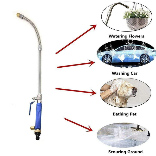 Planet Gates 100001817 Car High Pressure Water Gun, 48cm Jet Garden Pressure Washer Hose Wand Nozzle Sprayer Watering Spray Sprinkler Cleaning Tool