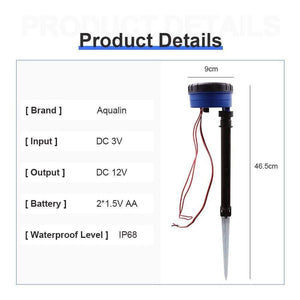 Planet Gates 100001820 1 Station Garden Automatic Irrigation DC 3V Input Controller Water Timer Watering System Used With 9-12V DC Solenoid Valve#21873