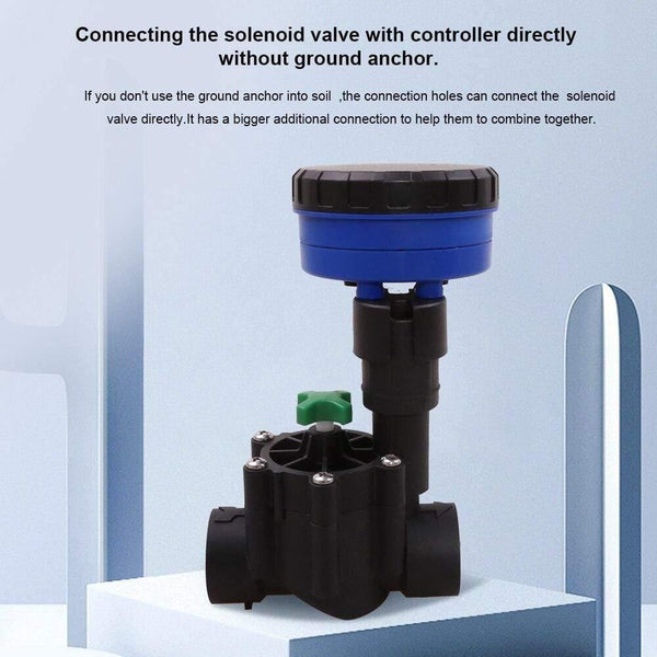 Planet Gates 100001820 1 Station Garden Automatic Irrigation DC 3V Input Controller Water Timer Watering System Used With 9-12V DC Solenoid Valve#21873