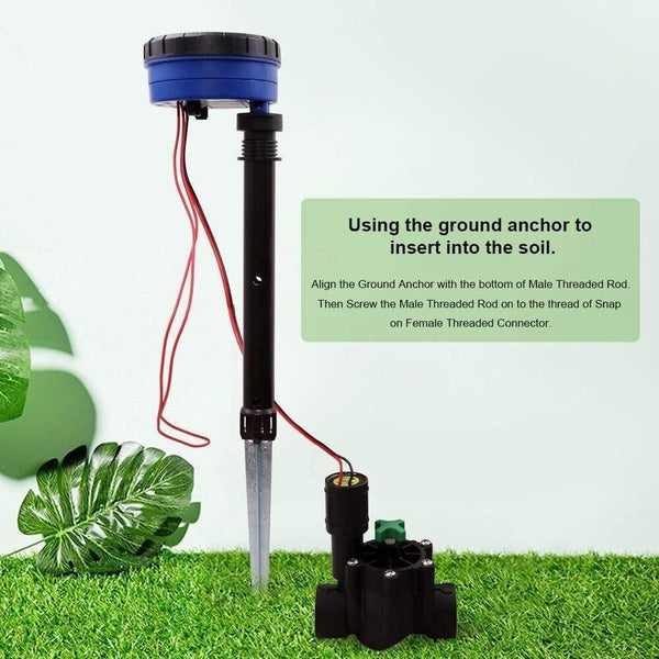 Planet Gates 100001820 1 Station Garden Automatic Irrigation DC 3V Input Controller Water Timer Watering System Used With 9-12V DC Solenoid Valve#21873