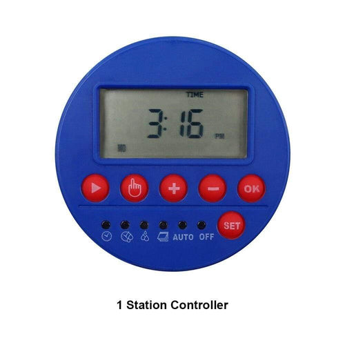 Planet Gates 100001820 21873 1 Station Garden Automatic Irrigation DC 3V Input Controller Water Timer Watering System Used With 9-12V DC Solenoid Valve#21873