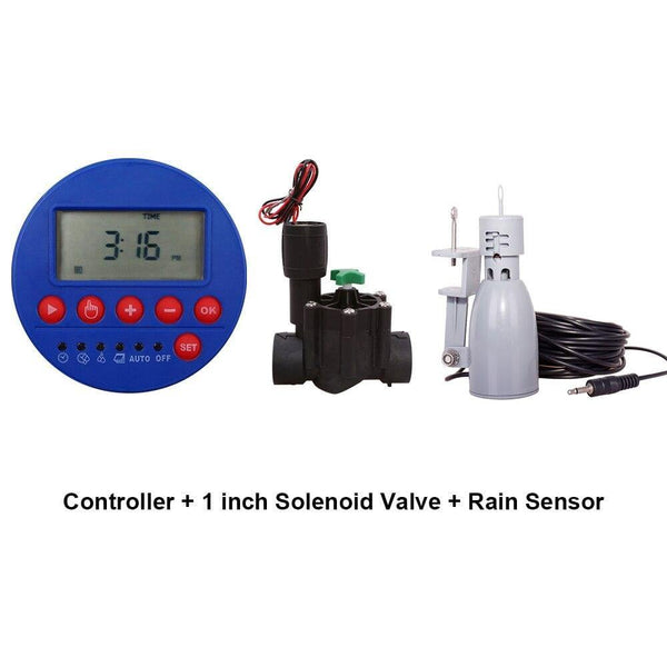 Planet Gates 100001820 21873 28005 21103 1 Station Garden Automatic Irrigation DC 3V Input Controller Water Timer Watering System Used With 9-12V DC Solenoid Valve#21873