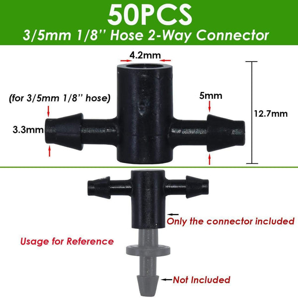 Planet Gates 100001834 01SPL11-127-50PCS 25PCS Bend Arrow Dripper Micro Drip Irrigation Drops Emitters Watering Saving 3/5mm Hose Garden Sprinklers DroppersTool