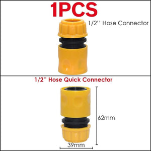Planet Gates 100001834 05KSL01-034-EURO Garden Tap Adapters Quick Connectors 1/2" 3/4"  Drip Irrigation Water Splitters Female Thread Male Nipple Joint 1/4" Hose