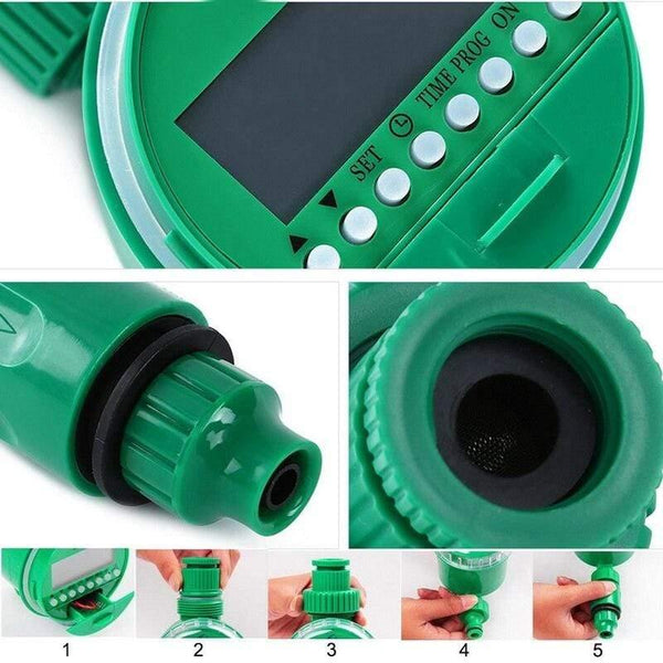 Planet Gates 100001834 1 Kit  Garden Irrigation Drip Timer Hose Splitter 4 Way Tap Connectors Quick Connector 3/4'''' Screw Thread Interface IT215