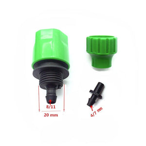 Planet Gates 100001834 1 Kit  Garden Irrigation Drip Timer Hose Splitter 4 Way Tap Connectors Quick Connector 3/4'''' Screw Thread Interface IT215