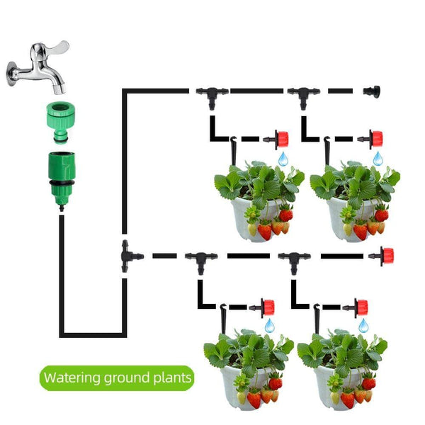 Planet Gates 100001834 10-50M Micro Drip Irrigation System Watering Kit Smart Garden Watering System Automatic Plant Garden Watering System Green House