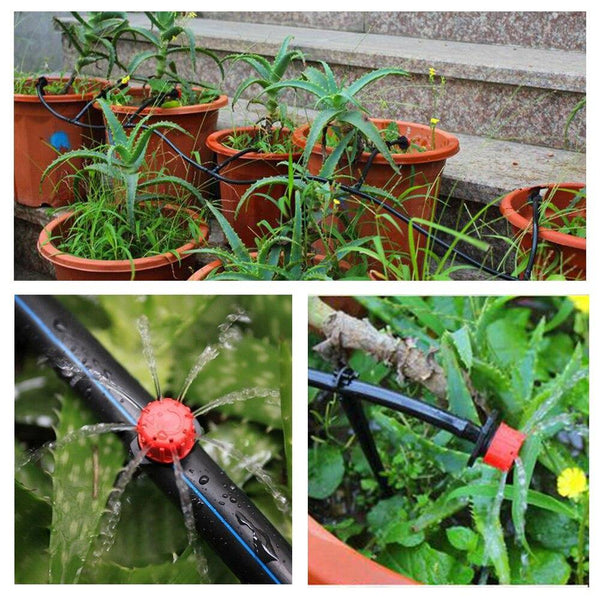 Planet Gates 100001834 10-50M Micro Drip Irrigation System Watering Kit Smart Garden Watering System Automatic Plant Garden Watering System Green House
