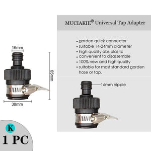 Planet Gates 100001834 1PC x K Variety Style Garden Tap 1/2" 3/4" Male Female Thread Nipple Joint 1/4" Hose Quick Connector Irrigation Water Splitters